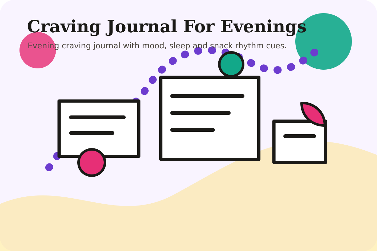 Use A Craving Journal For Better Evenings
